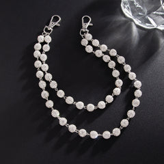 Diamond Beaded Wallet Chain 