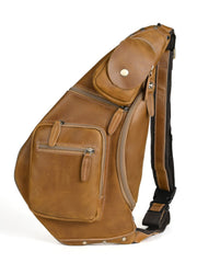 Large Leather Sling Bag 