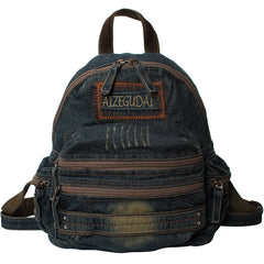 Denim Womens Backpack School Backpacks Blue Vintage Denim Backpacks For Women