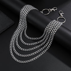 5 Layers Wallet Chain Layered Pants Chain - iChainWallets