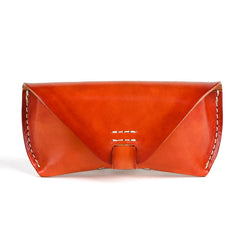 Hard Leather Glasses Holder for Men -leather glasses case hard