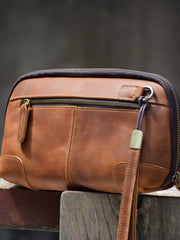 Vintage Men's Leather Clutch Purse - iwalletsmen