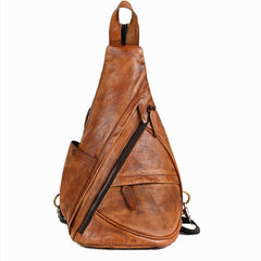 Leather Backpack Crossbody Convertible - iwalletsmen