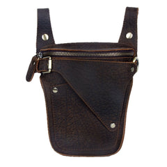 Full Grain Leather Belt Bag Mens Leather Holster Belt Bag Belt Bag Holster - iwalletsmen