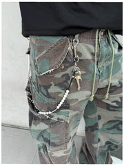 Stone Beaded Wallet Chain Rock Bead Wallet Chain - iChainWallets
