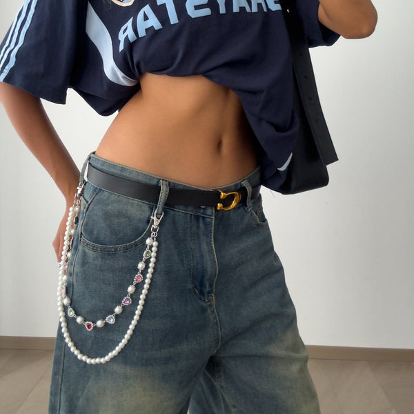 Pearl Wallet Chain for Women 