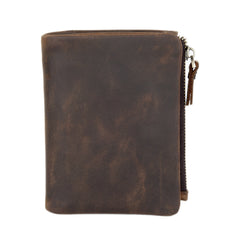 Mens Wallet with Coin Purse Billfold Leather Billfold with Coin Pocket - iwalletsmen