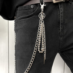 Biker Wallet Chain Beaded Wallet Chain Long Wallet Chain Ball Wallet Chain - iChainWallets