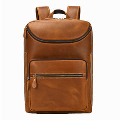 Vintage Crazy Horse Leather Backpack - FYYY04591041