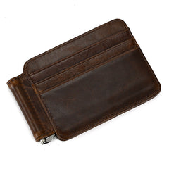 Bifold Leather Wallet with Money Clip Mens Bifold Wallets with Money Clip - iwalletsmen