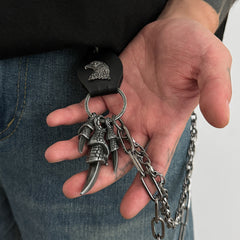 Eagle Wallet Chain Mens Double Wallet Chain Cool Wallet Chain - iChainWallets