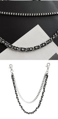 Skull Wallet Chain Double Wallet Chain - iChainWallets