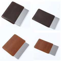 Brown Leather Laptop Case 13 inches Mens 13 Leather Case for Laptop - iwalletsmen