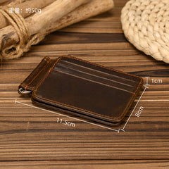 Black Bifold Wallet with Money Clip - Flat Lay View - iwalletsmen