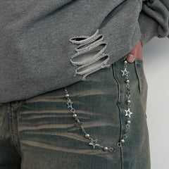Star Ball Wallet Chain 