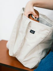 Womens Khaki Nylon Stachel Tote Bag Minimalist Nylon Tote Messenger Bags Handbag for Women
