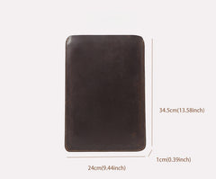 Brown Leather Laptop Case 13 inches Mens 13 Leather Case for Laptop - iwalletsmen