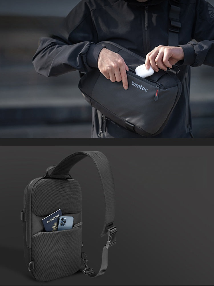 Cool One Strap Backpack 14'' Laptop Large Sling Bag For Men 9L Best Sp iwalletsmen Cool One Strap Backpack 14'' Laptop Large Sling Bag For Men 9L Best Sp iwalletsmen