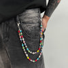 Diamond Beaded Wallet Chain 