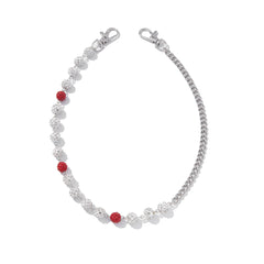 Red Womens Wallet Chain - iChainWallets