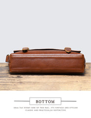 Brown Leather Messenger Bag with Flap  Brown Flap Messenger Bag for Men - iwalletsmen