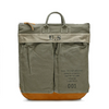 Army Green Canvas Travel Backpack - compartment view - iwalletsmen