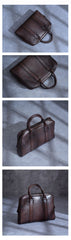 best work bags pc bag men Leather Mens Briefcase Laptop Handbags Leather notebook Bag Leather for Men