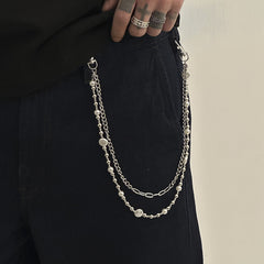 Pearl Wallet Chain Womens Double Wallet Chain - iChainWallets
