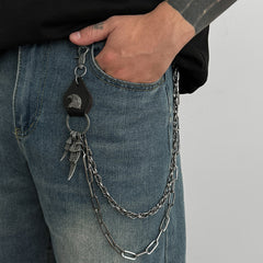 Eagle Wallet Chain Mens Double Wallet Chain Cool Wallet Chain - iChainWallets