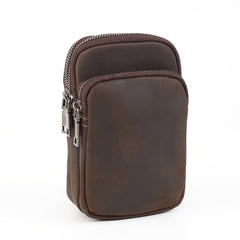 Leather Pouch Bag for Mens Small Pouch Bag for Men Belt Pouch for Men - iwalletsmen