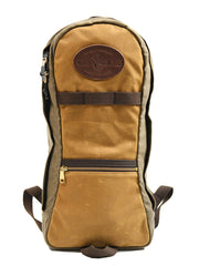 Army Green Canvas Mens Waterproof Slim Backpack Waxed Canvas Backpack for Men
