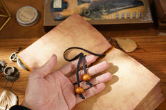 Brown Leather Bound Journal Leather Sketch Journal Soft Leather Journal - iwalletsmen