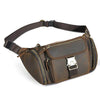 Dark Brown Mens Leather Waist Pack 