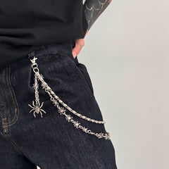 Spiders Mens Double Wallet Chain - iChainWallets