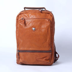 Handmade Leather Mens Cool Backpack Bag Large Travel Bag Hiking Bag for Men