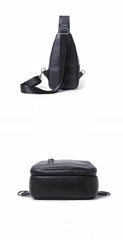 Sling Bag Black for Men 