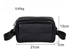 Mens Small Leather Crossbody Bag - iwalletsmen