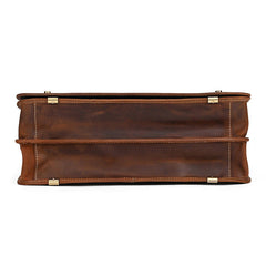 Minimalist Leather Briefcase for Men - iwalletsmen