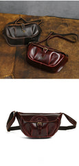 Brown Leather Sling Pack for Men - iwalletsmen