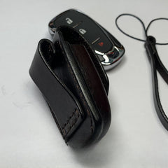 Chevrolet Leather Case For Key Fob with Belt Loop Handmade Leather Chevrolet Key Fob Cover