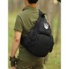 Military Large Sling Backpack - Crossbody View