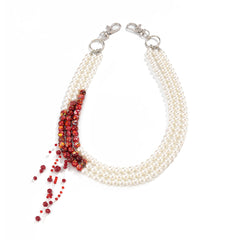 Womens Beaded Wallet Chain 