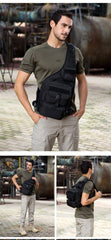 Large Sling Bag for Big Guys - Top Handle