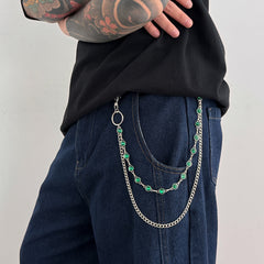 Diamond Wallet Chain Colorful Wallet Chain for Women - iChainWallets
