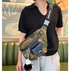 Camouflage Fanny Pack for Men Camouflage Denim Leather Waist Bag Camouflage Belt Bag - Feltify