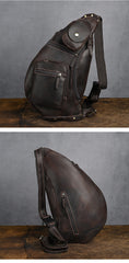 Large Leather Sling Bag 