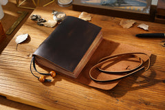 Brown Leather Bound Journal Leather Sketch Journal Soft Leather Journal - iwalletsmen