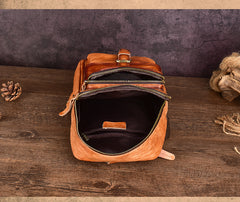 Mens Chest Crossbody Bag Leather Cross Chest Bag Men's - iwalletsmen