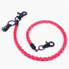 Red Leather Wallet Chain Mens Biker Wallet Chain Pants Chain Red Jeans Chain Red Jean Chain