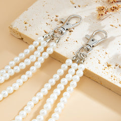 Pearl Wallet Chain for Women Triple Wallet Chain Womens Wallet Chain - iChainWallets